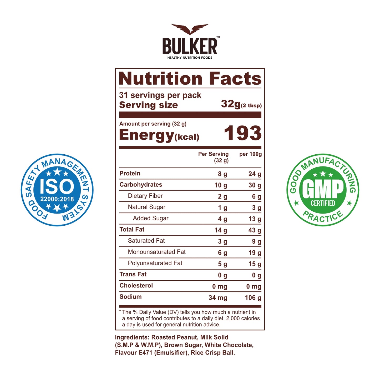 Bulker Peanut butter